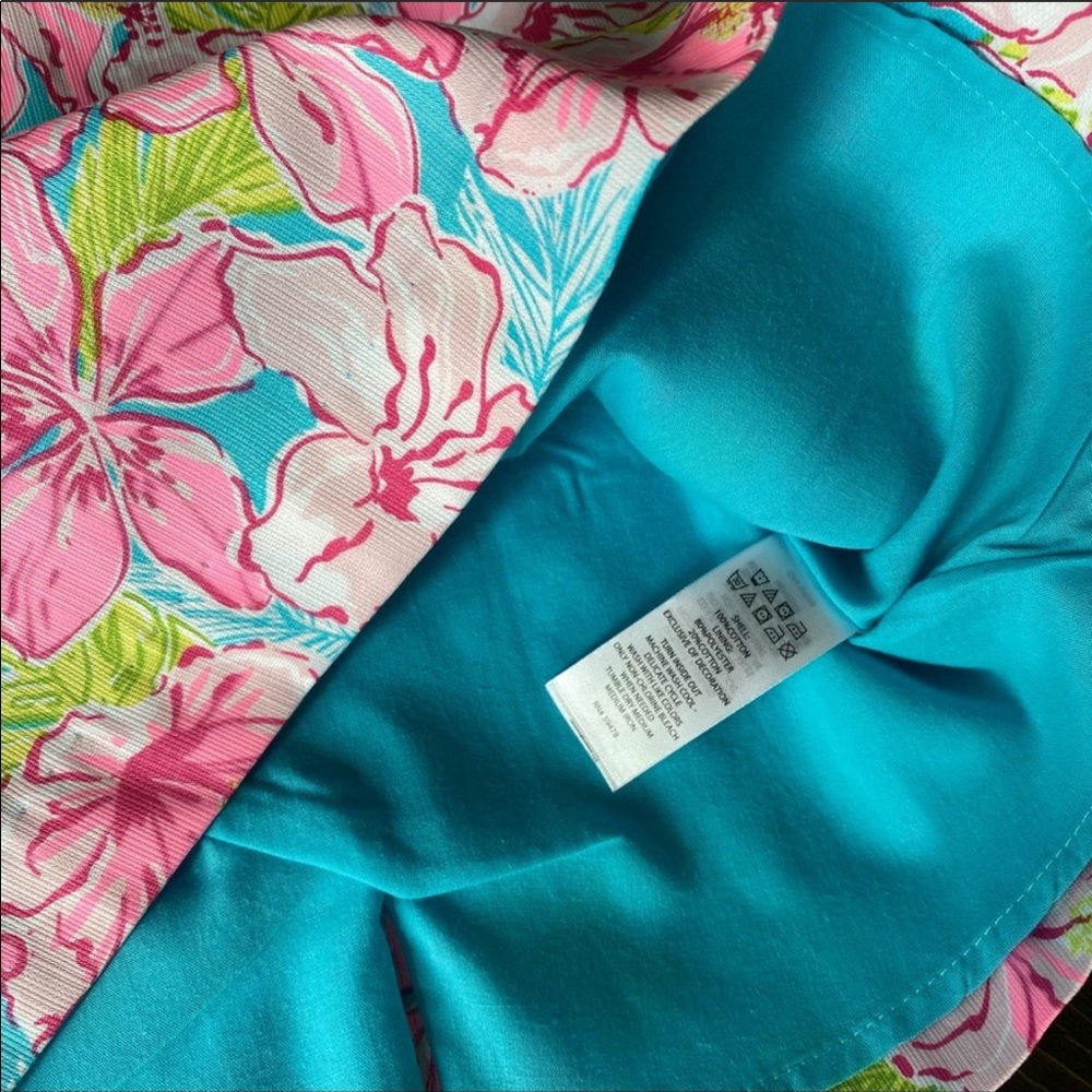 NEW Tommy Bahama Kids Pink Blue Floral Dress 5 & 8 - Picture 8 of 9